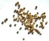 100 2x1.5mm Gold Crimp Tubes